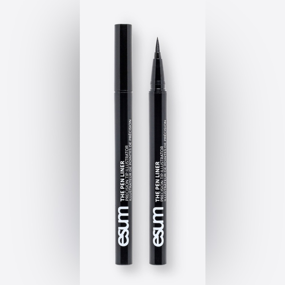 ESUM The Pen Liner Liquid Eyeliner Black Waterproof Precision Tip NWT